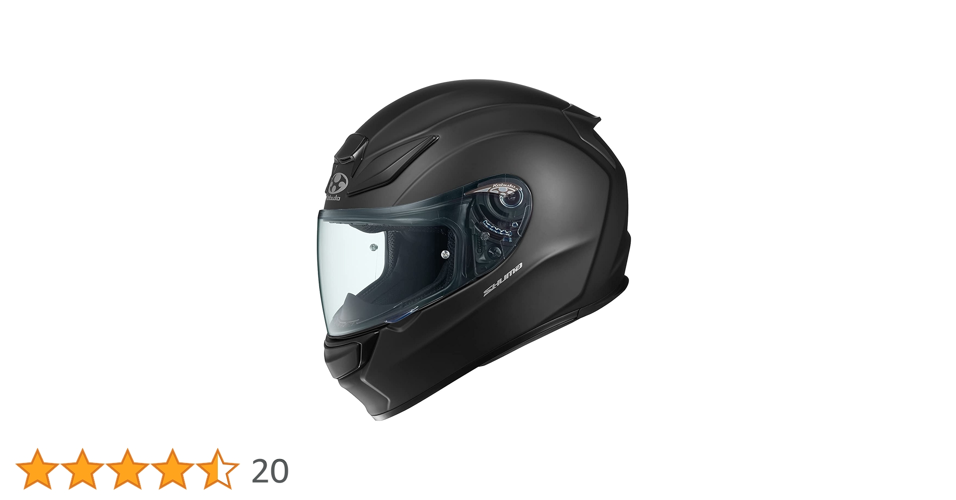 総額3.5万 SHUMA ヘルメット マットブラック スモークブルーミラー付き 総額3.5万 SHUMA ヘルメット マットブラック スモークブルー